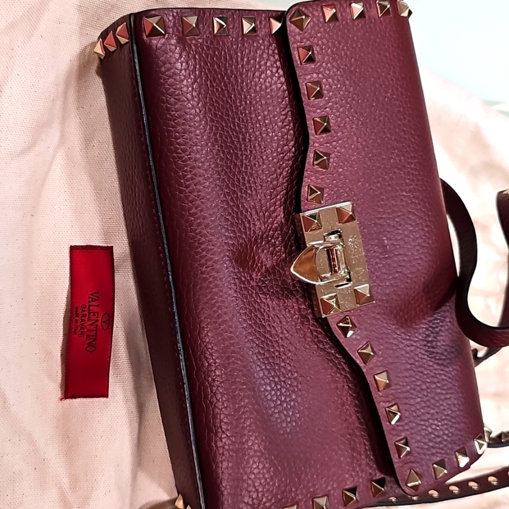Valentino Small Calfskin Shoulder Bag
